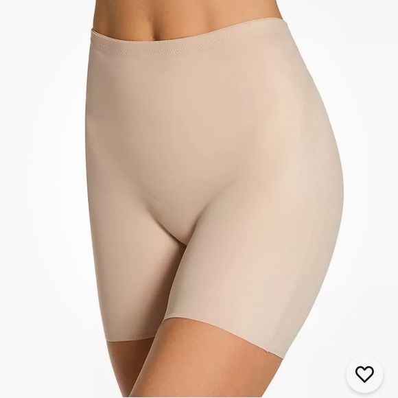 Naomi & Nicole 7458 Adjusts to You Waistline Bike Pant Firm Control Sz XL Beige - Picture 1 of 12